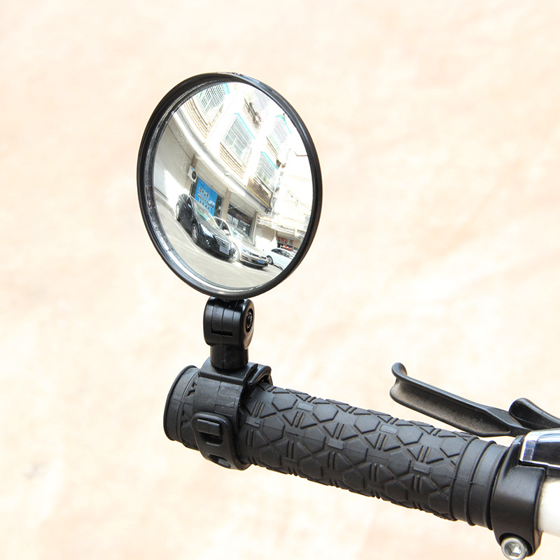 1pcs adjustable swivel convex mirror for bikes wide angle rearview mirror for mtb and road bikes enhance safety and visibility details 5