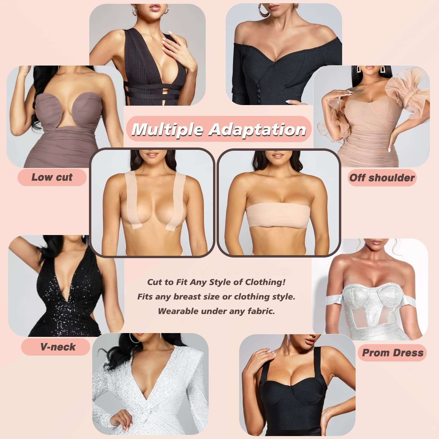 Boob Tape for Large Breast Lift, Bob Tape for Invisible Breast