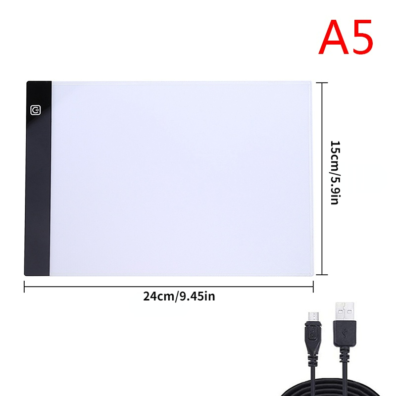 A4/A5 LED Tracing Light Box Board Drawing Copy Pad Thin Tablet Stencil  Board