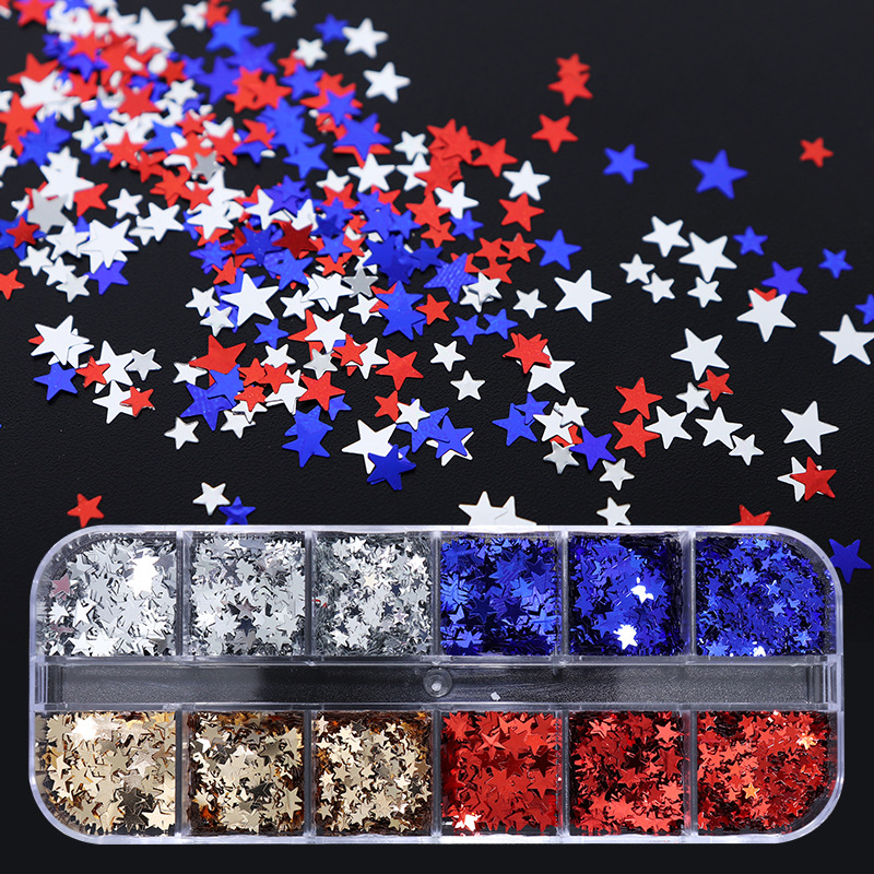 Nail Art Stickers Star Nail Glitter Sequins