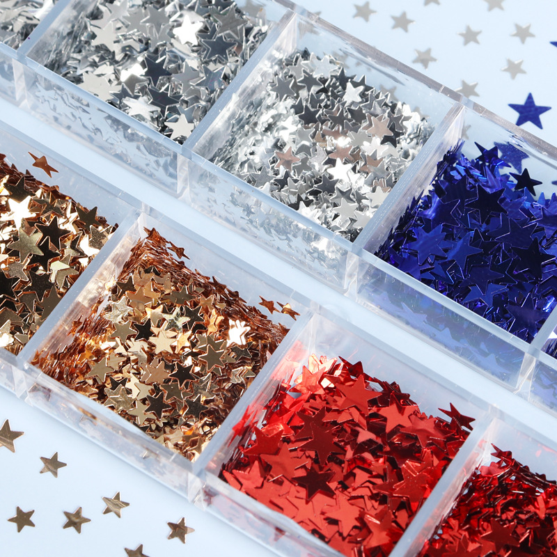 Nail Art Stickers Star Nail Glitter Sequins