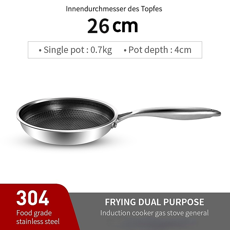 1pc, Woks & Stir-Fry Pans, Griddle, Chef's Pans, 32cm/12.6in Non-Stick Cast  Iron Skillet, For Gas Stove Top And Induction Cooker, PFOA Free, Cookware