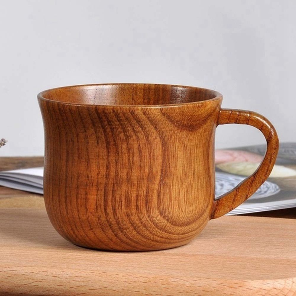 Handmade Wooden Cup Beer Mugs, Wood Cup Wooden Beer Mugs