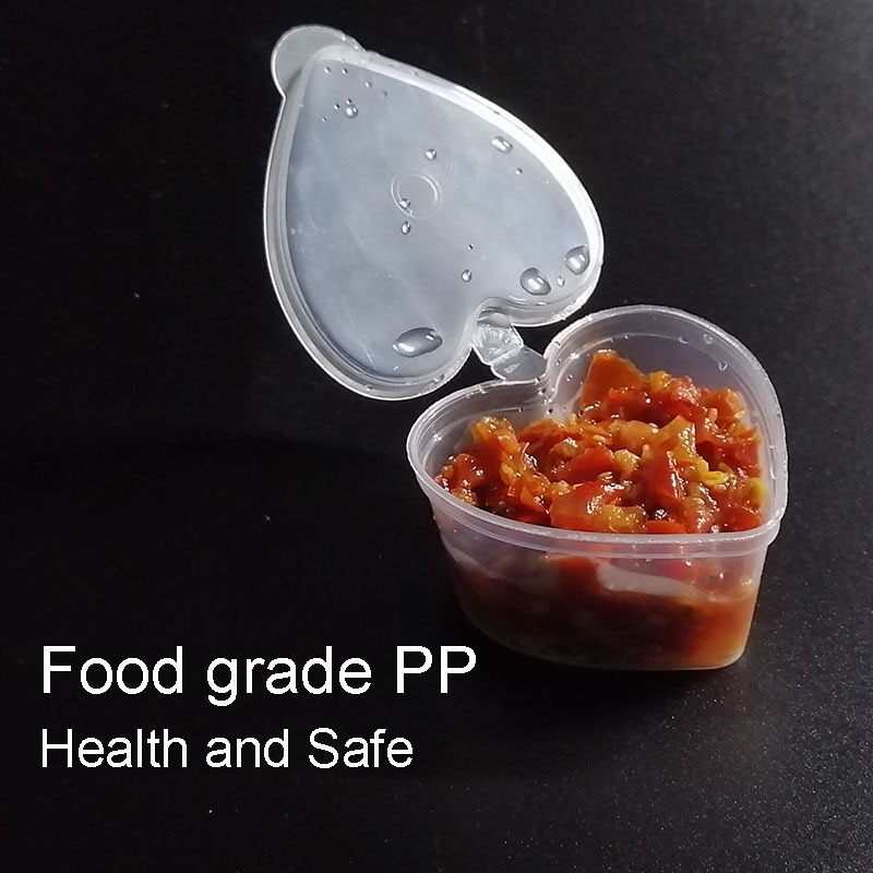 10pcs Kitchen Disposable Plastic Sauce Cup Pot Chutney Container