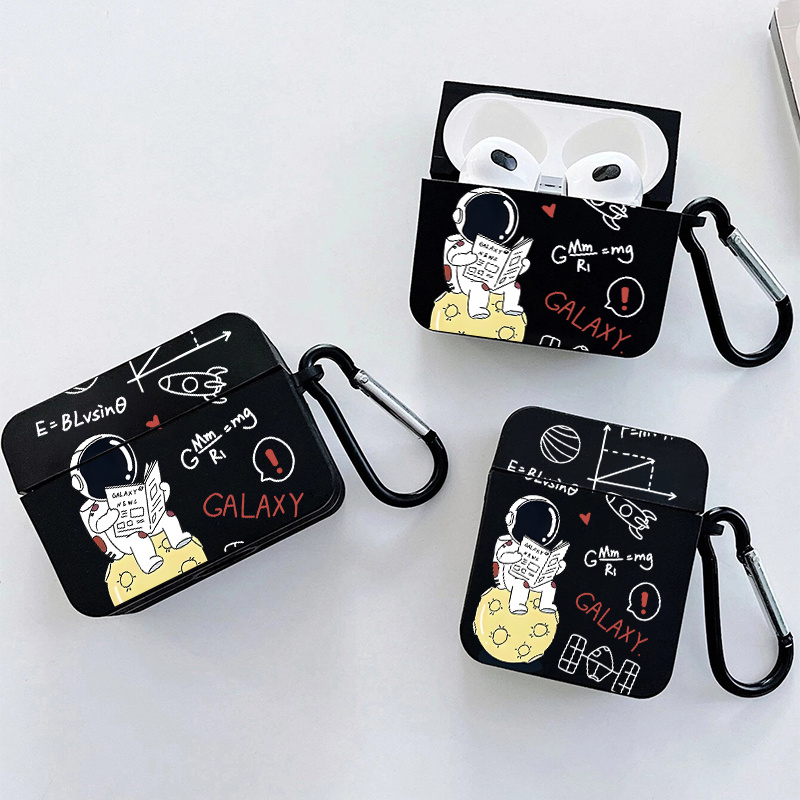 anime astronaut graphic pattern headphone clear case Temu