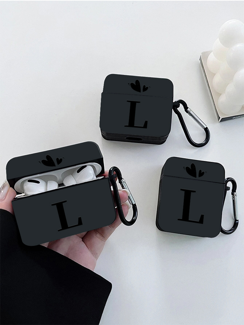 Letter L & Heart Graphic Printed Headphone Case For Airpods1/2, Airpods3,  Pro, Pro (2nd Generation), Gift For Birthday, Girlfriend, Boyfriend, Friend  Or Yourself - Temu United Kingdom