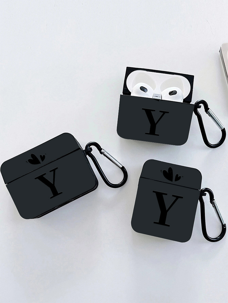 Letter Y & Heart Graphic Printed Headphone Case For Airpods1/2, Airpods3,  Pro, Pro (2nd Generation), Gift For Birthday, Girlfriend, Boyfriend, Friend  Or Yourself - Temu Belgium