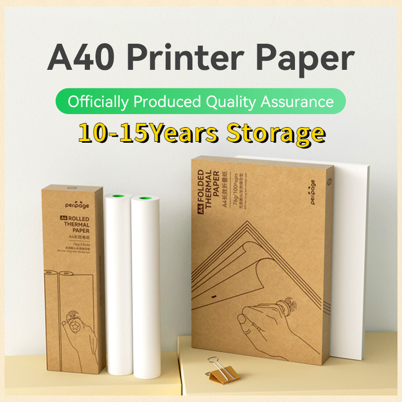 A4 Thermal Printer Paper Wide Compatible With Peripage A40 - Temu