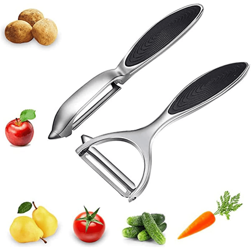 Vegetable Peeler Stainless Steel for Kitchen - Y Peeler Safe to Use, Veggie  Potato Fruit Carrot Cucumber Peeler, Easy to Peel and Clean