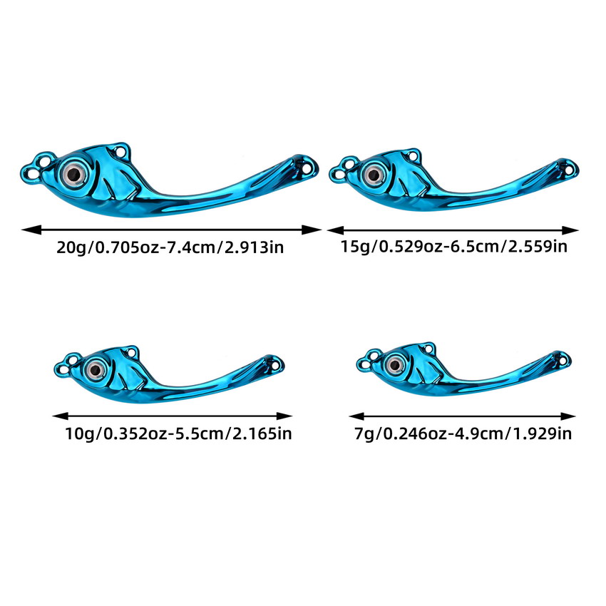  Pelican Mate Fishing Lures Tail Spinners Metal Shad Lure Blade  Baits for Bass Long Cast Bait Trout Pike Freshwater Saltwater 1.22''/0.51oz  (Pack of 5) : Sports & Outdoors