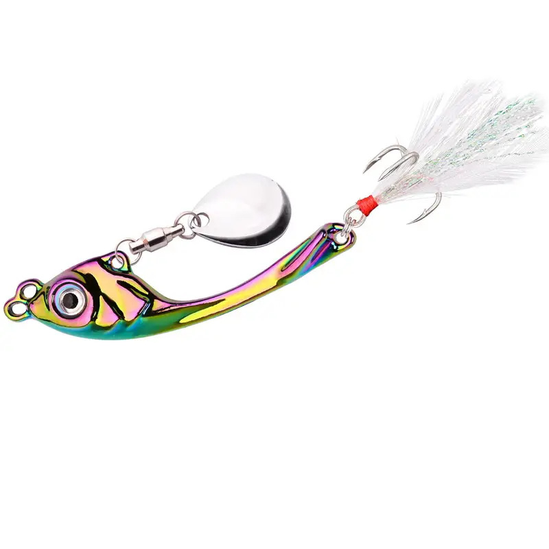 Premium Metal Spinner Lure Vib Tail Long Casts Ideal - Temu Canada