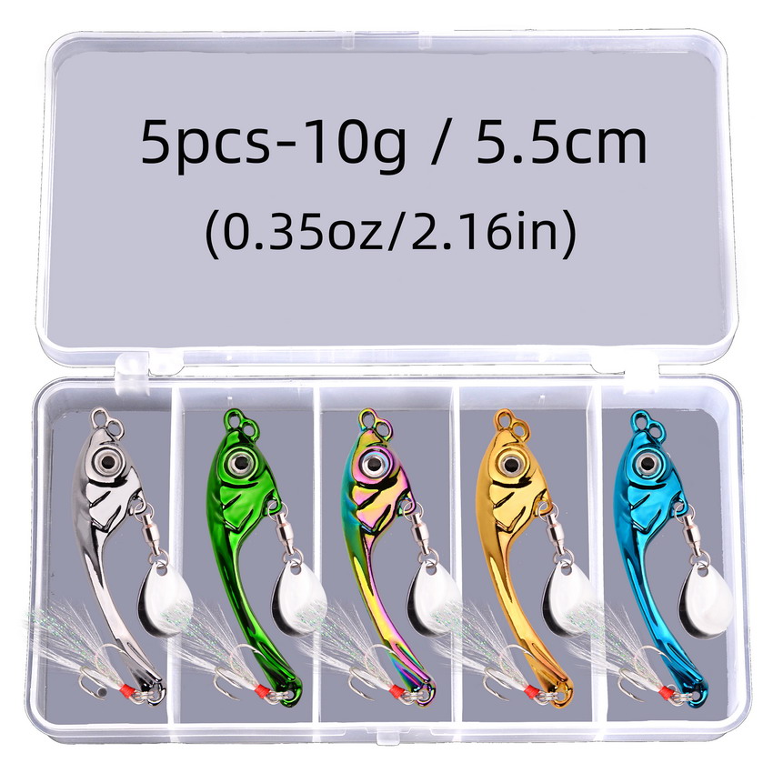 2022 New THETIME JINLING Metal VIB Spinner Lure 5g/10g/15g