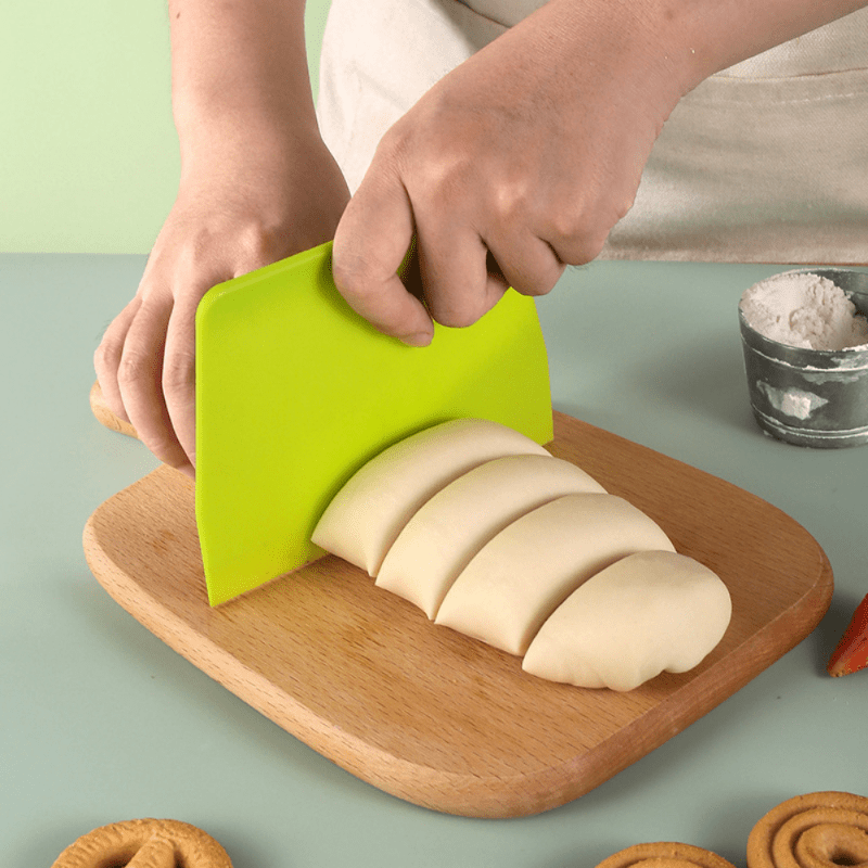 Dough Cutter Grattoir à pâte En acier inoxydable, Grattoir à pâte à spatule