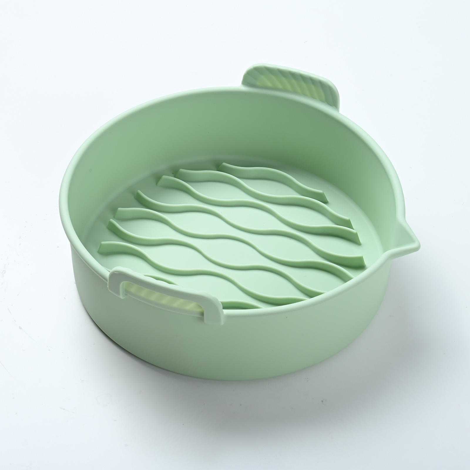 Silicone Air Fryer Liners 7.8 Inch, For 3-6qt, 2-pcs Round