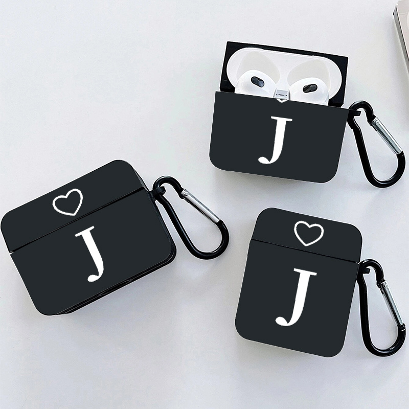 

Premium Letter J & Heart Graphic Pattern Airpods Case - Perfect Gift For Birthdays, Teens, And Loved Ones!