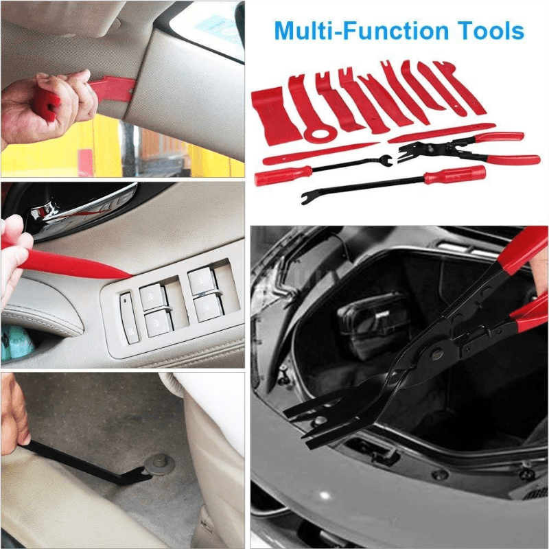 Trim Removal Tool Car Upholstery Repair Kit Car Door Audio Panel Set  Fastener