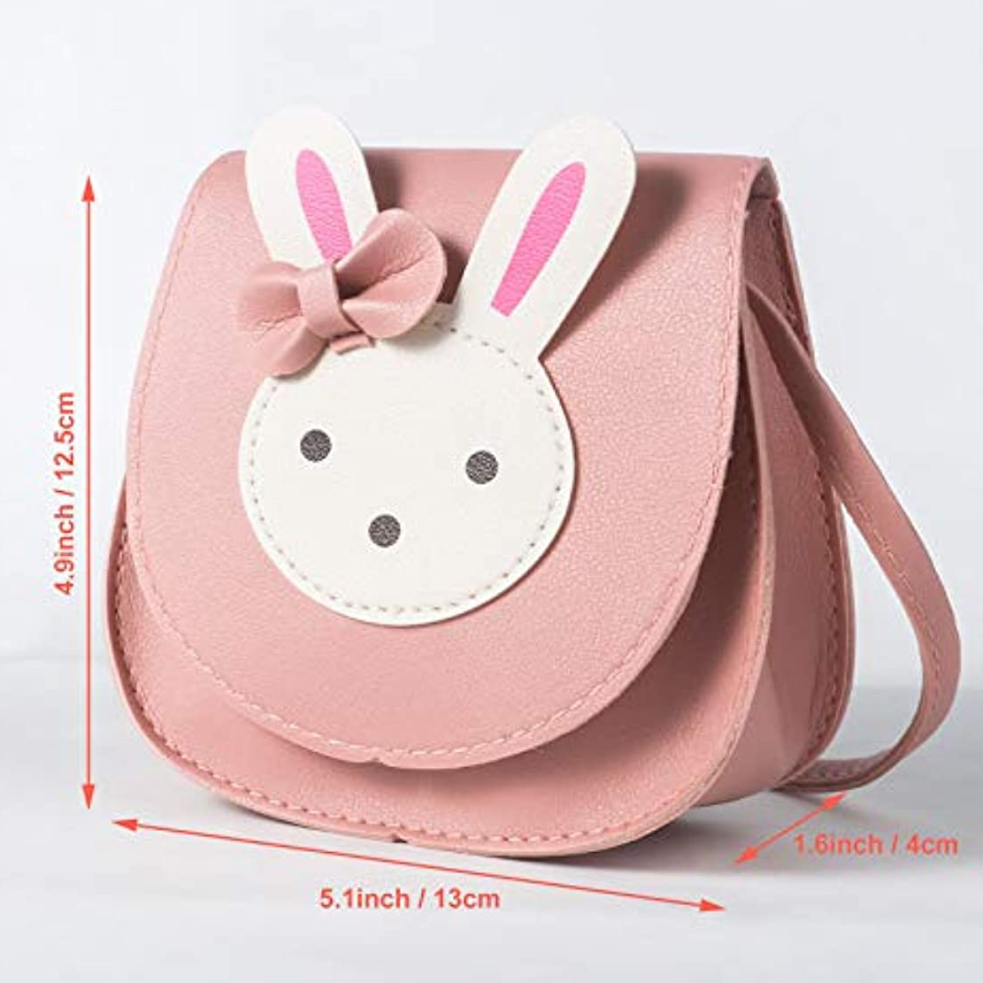 Mini Bunny Shoulder Bag Crossbody Purse for Kids