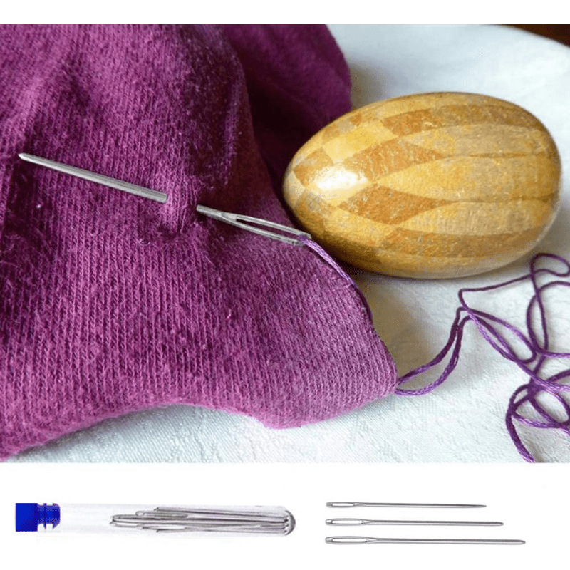 Stainless Steel Straight Knitting Needles Set 11 Sizes - Temu