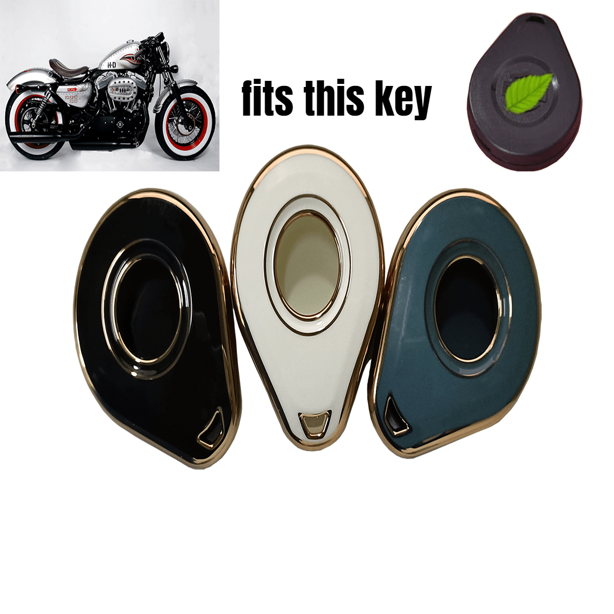 Etui porte-clés en cuir pour Harley Davidson X48 1200 Street Glide