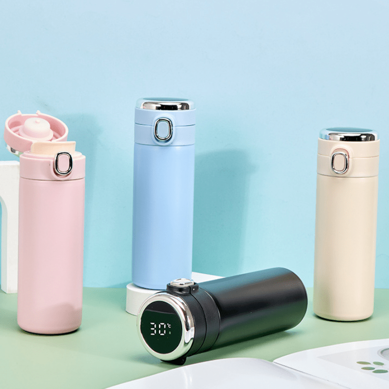 Portable Vacuum Flask LED Temperature Display Stainless Steel Thermal Bottle