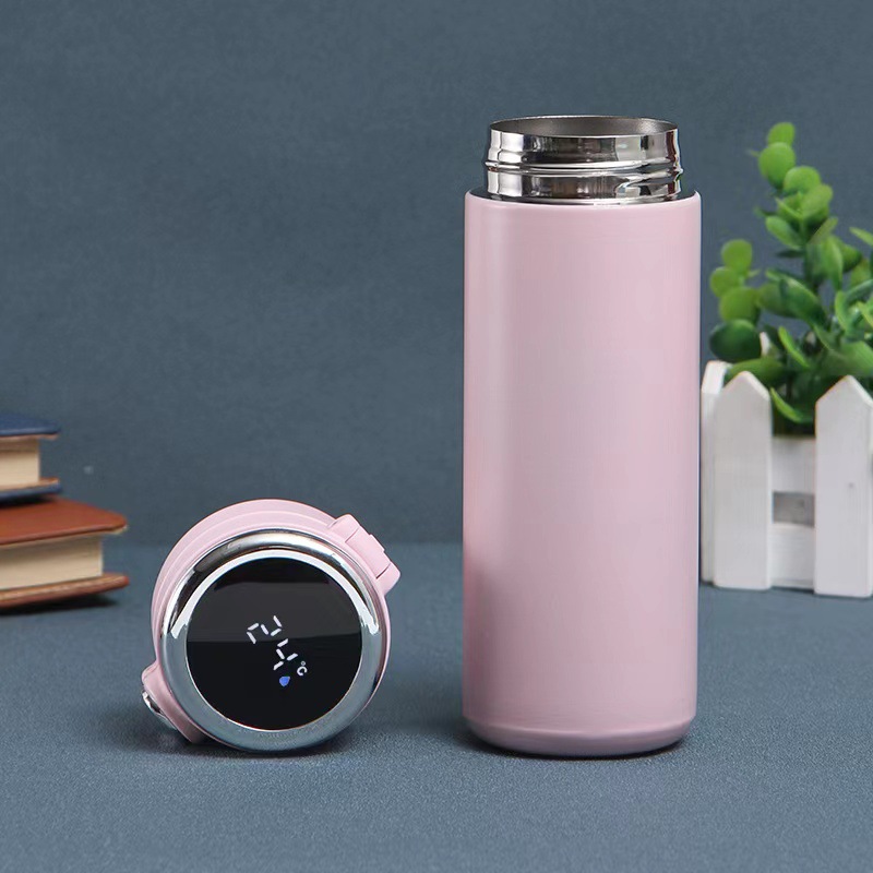 1pc Thermos Sottovuoto, Display A Led Intelligente Della Temperatura,  Bottiglie Termiche Portatili Di Grande Capacità, Tumbler Antigoccia In  Acciaio Inossidabile, Conservazione Del Calore E Del Freddo, Tazza Isolata  Con Coperchio Per Campeggio