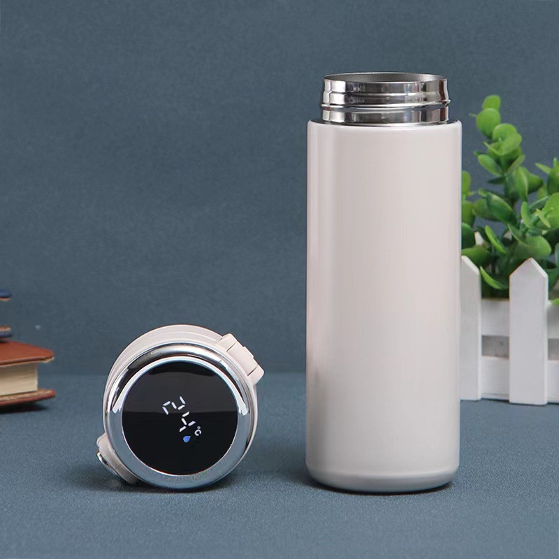Portable Vacuum Flask LED Temperature Display Stainless Steel Thermal Bottle