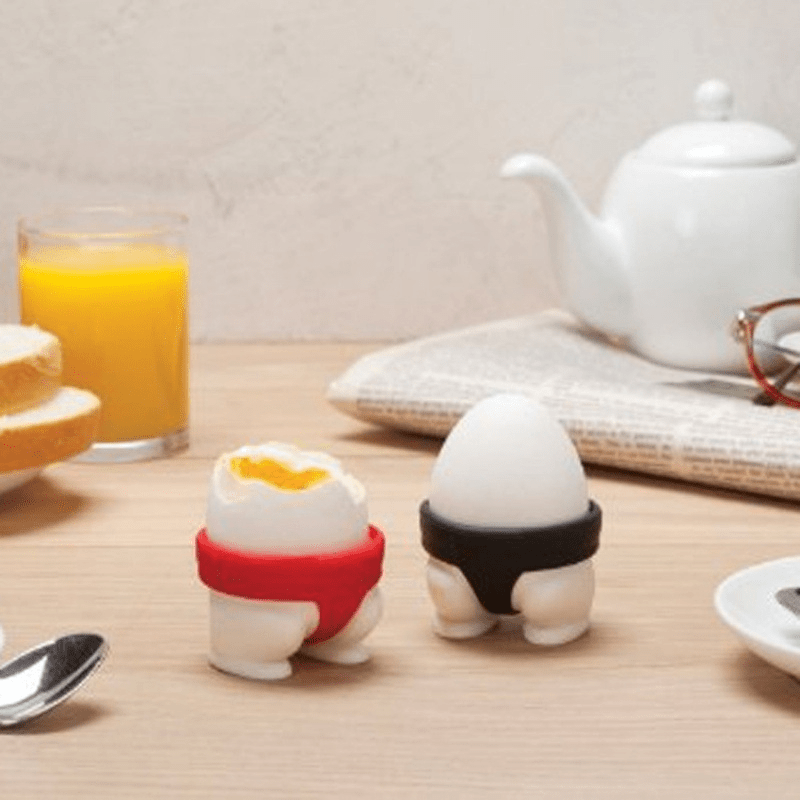 5Pcs Silicone Egg Cup Holders Set Kitchen Breakfast Boiled Eggs