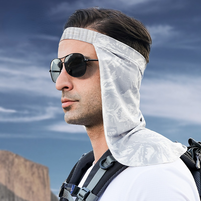 Kaufe Sonnenblende-Gesichtsabdeckung aus Eisseide, atmungsaktives  Sonnenschutz-Schalgesicht für Outdoor-Angeln