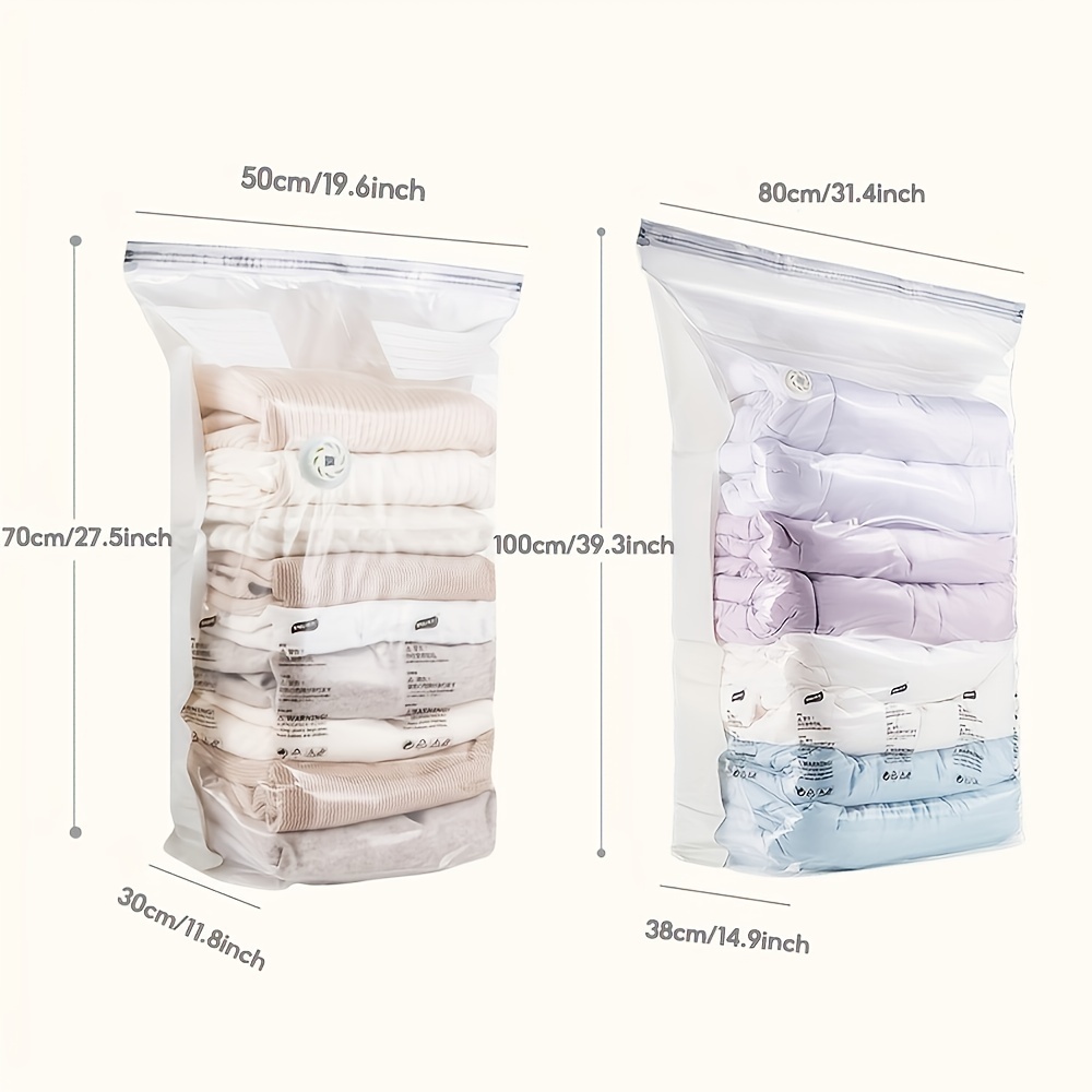 Cube Vacuum Storage Bag Comforter Blanket Clothes Bedding