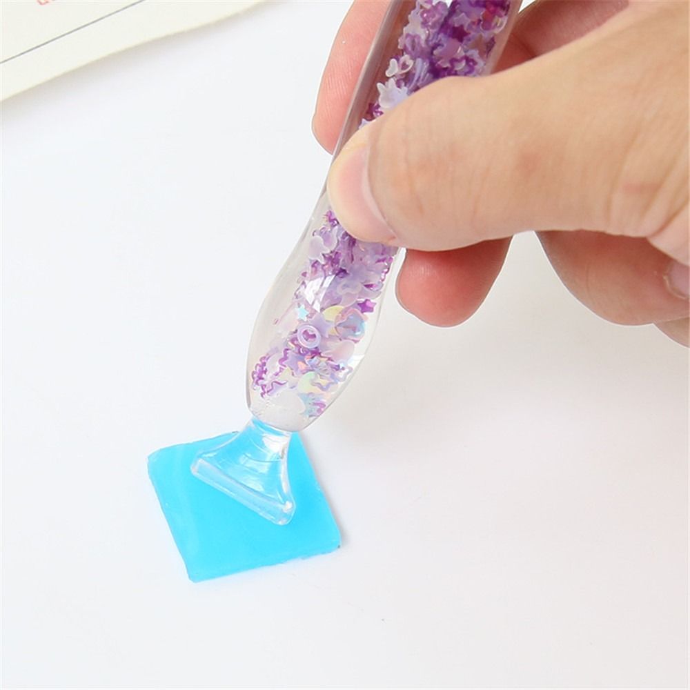 Resin Luminous Point Drill Pen DIY 5D Diamond Painting Pen Cross Stitch  Diamond Embroidery Art Accessories with Replacement Head