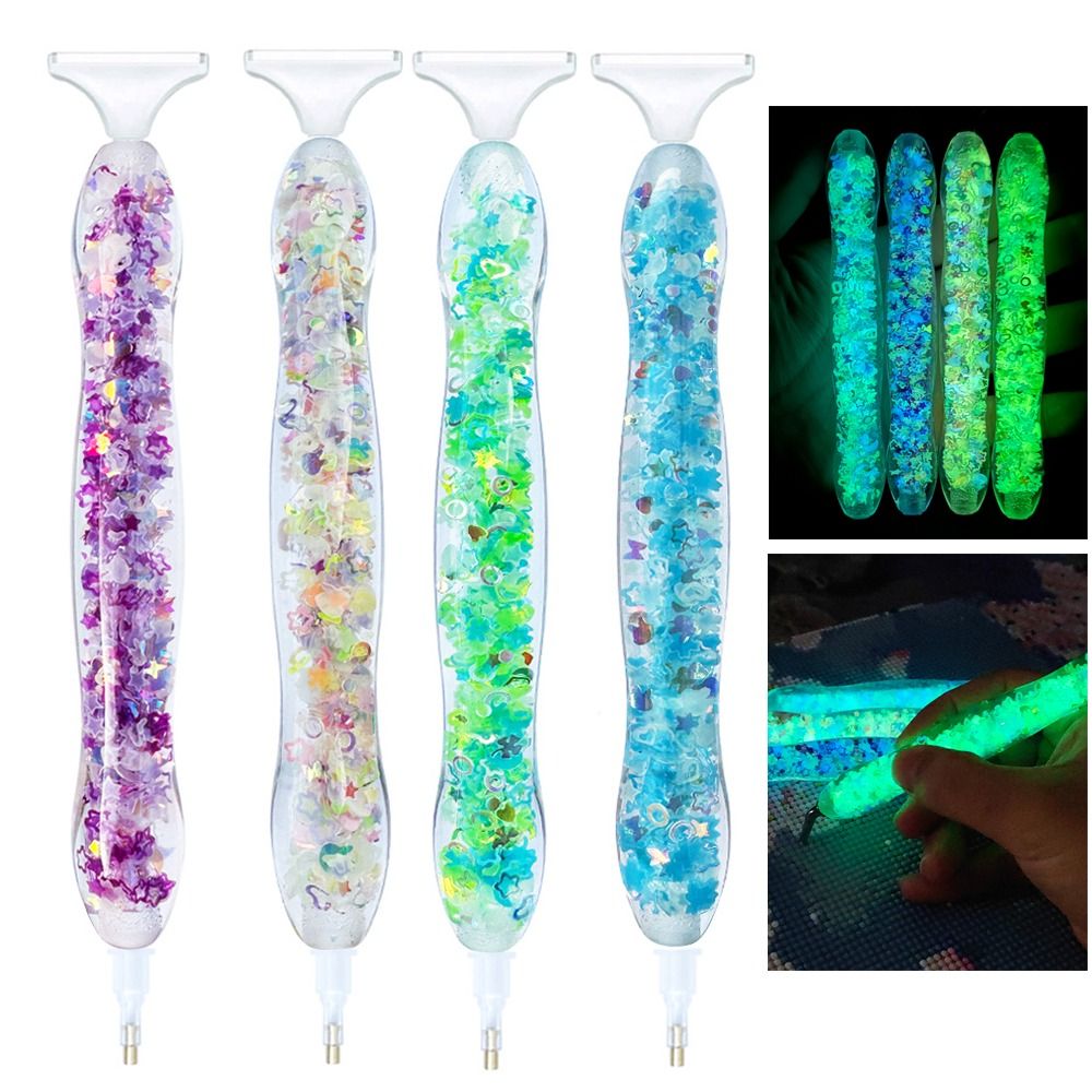 1pc 5D Diamond Painting Pen Embroidery Resin Point Drill Pens Cross Stitch  Art