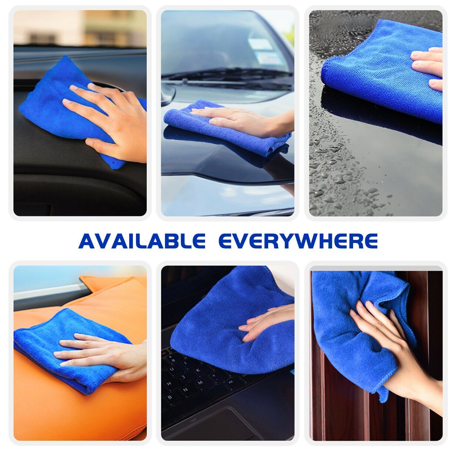 Microfiber Thin Car Cleaning Towels For For - Temu