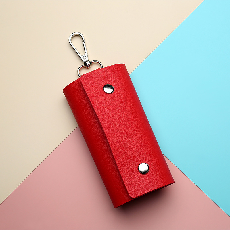 1Pc Mini PU Leather Key Holder, Minimalist Keychain Case Wallet, Key  Storage Case, Key Protector