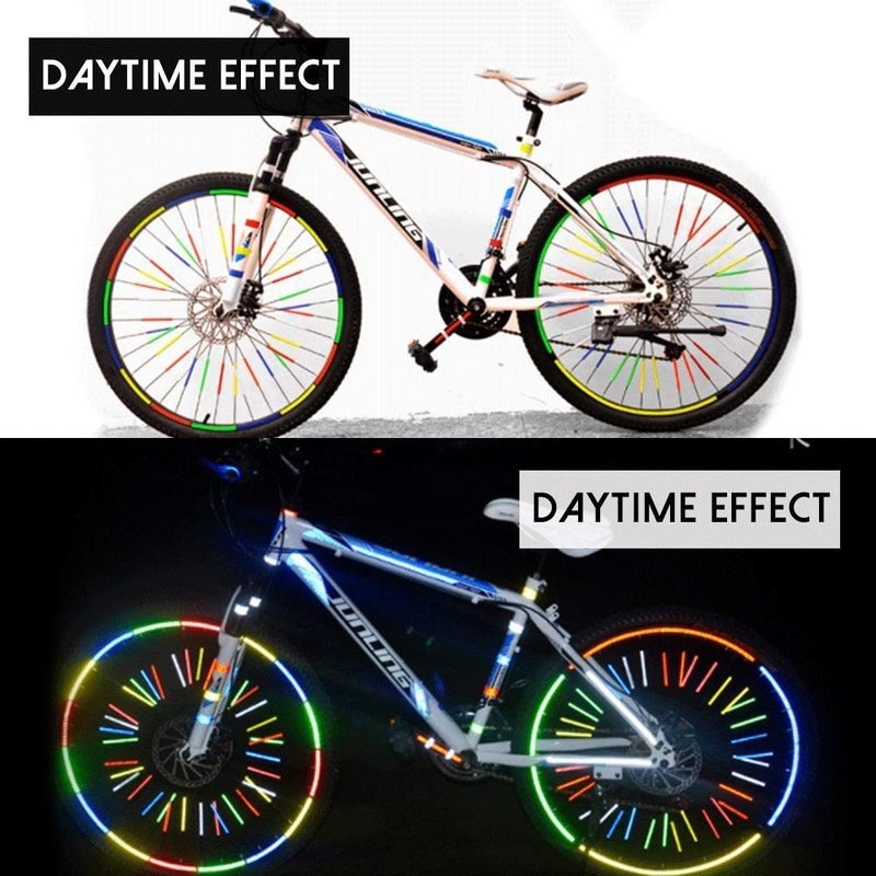 LMIAOM Fluorescent vélo Autocollant réfléchissant de Cyclisme sur