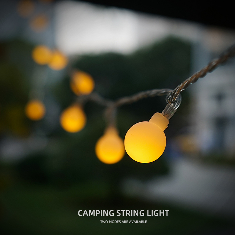 Versatile Camping Light with RGB String Light