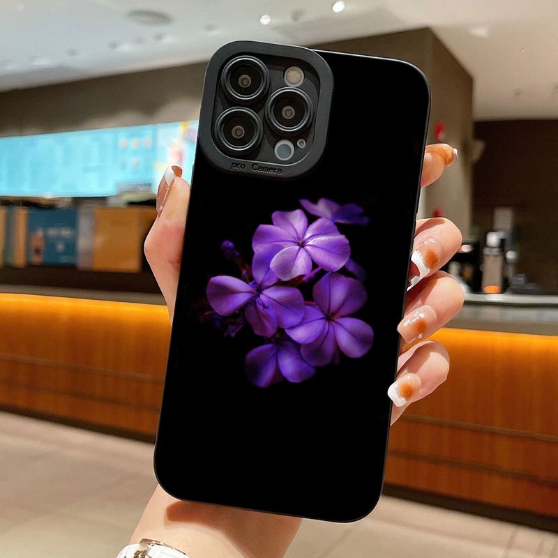 Flower Cute Purple Phone Cases Iphone 11 Purple Flower Case Floral Cute Phone Cases For Iphone 11 Purple  Flower Cute Iphone