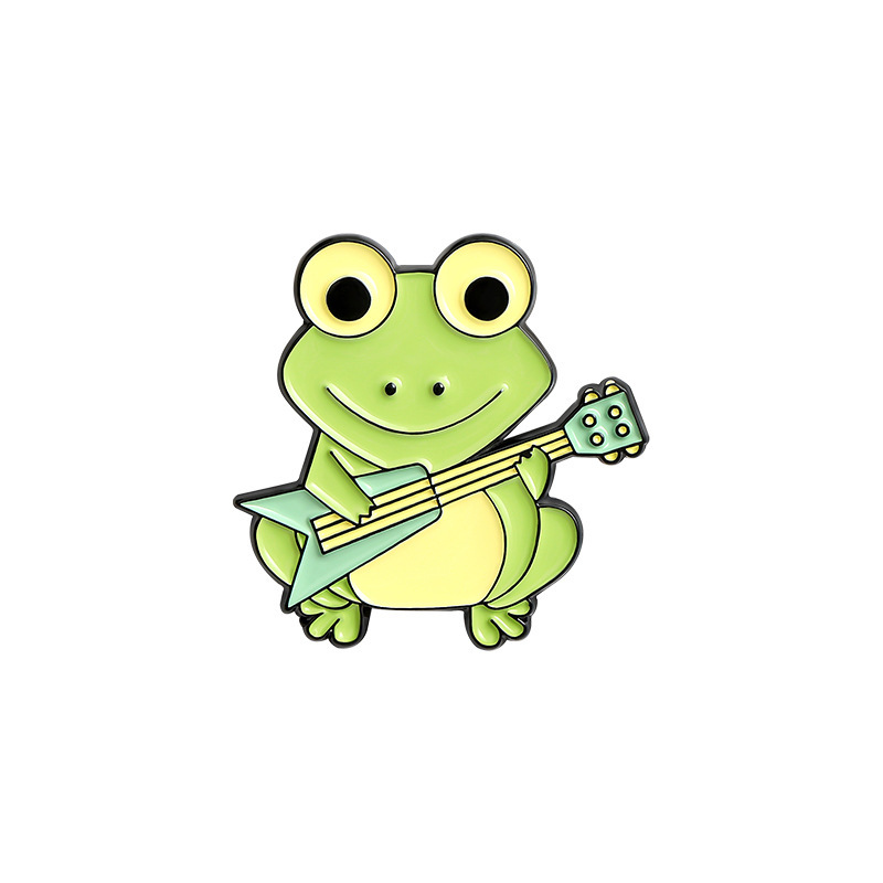 Trendy Animal Frog Brooch Pins, Frog Badges Brooch, Brooch Frog Green