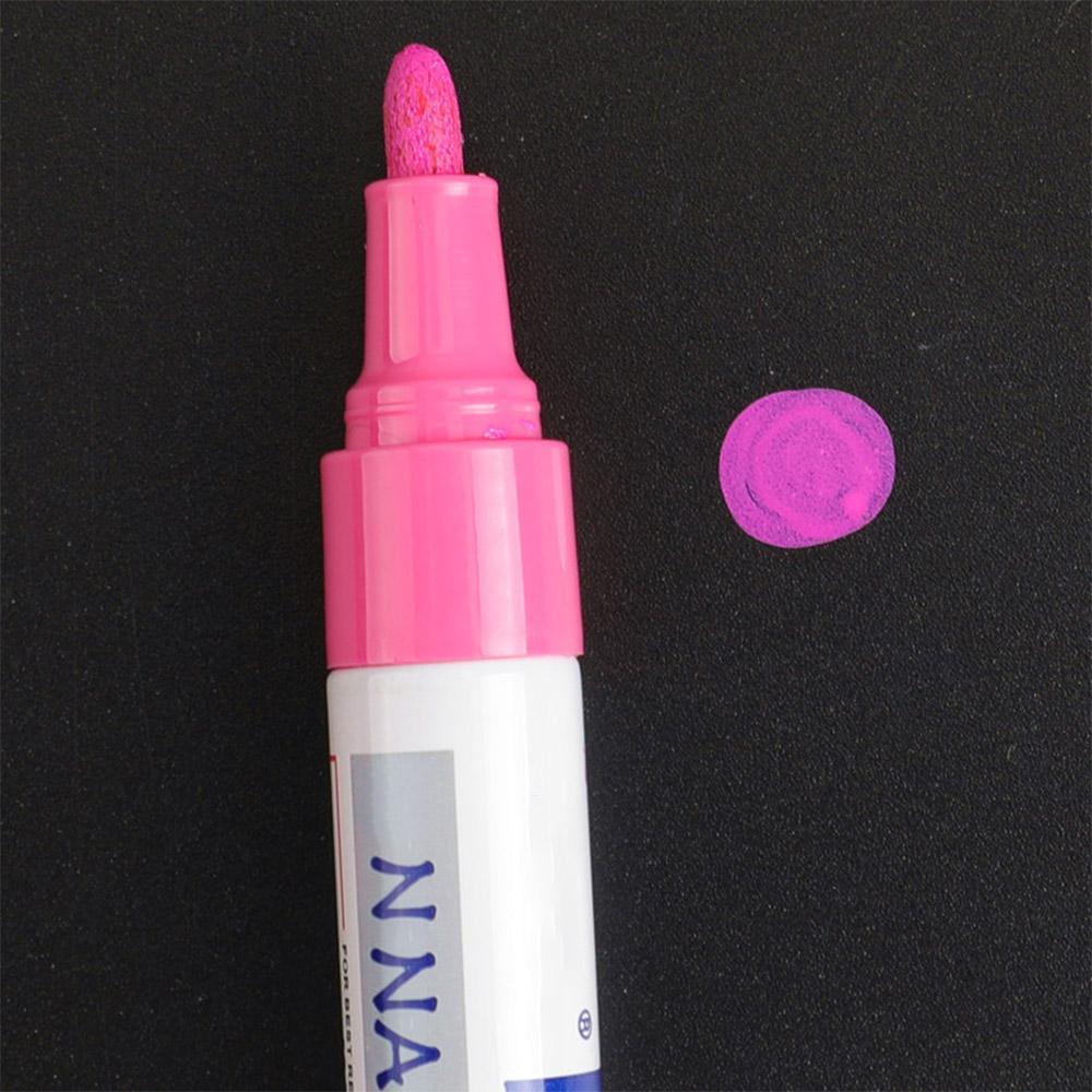 1pc Waterproof Car Wheel Tire Paint Pen - Permanent Marker for Oily Marks, Graffiti, and Touch-Ups! Tire Paint Pen For Auto Repair Shops