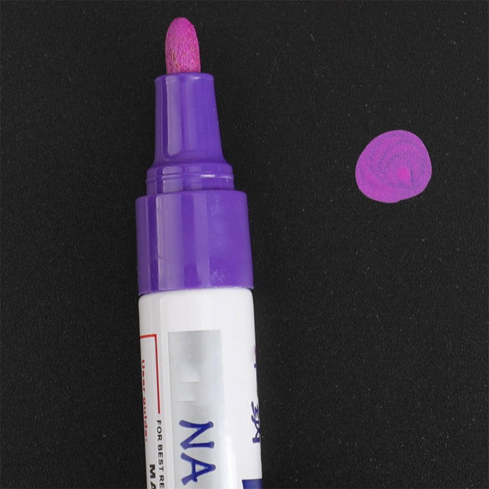 1pc Waterproof Car Wheel Tire Paint Pen - Permanent Marker for Oily Marks, Graffiti, and Touch-Ups! Tire Paint Pen For Auto Repair Shops