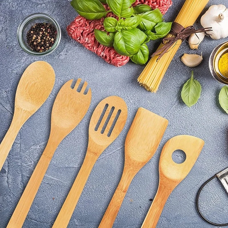 Cucchiai In Legno Da 1 Pezzo Per Cucinare Utensili Da Cucina - Temu Italy