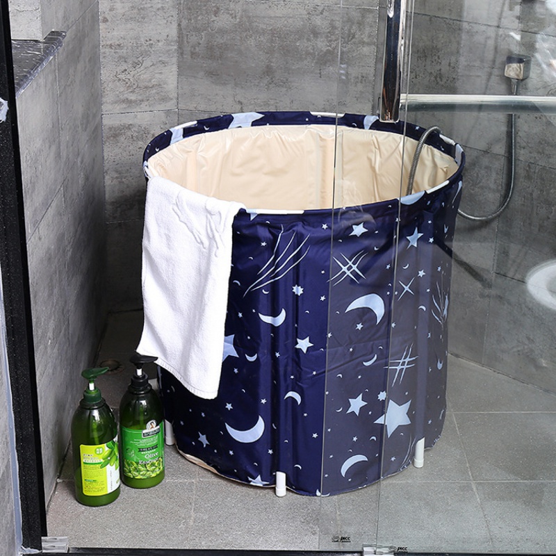 Freestanding Bathtub Foldable Soaking Bath Tub Moon Stars - Temu