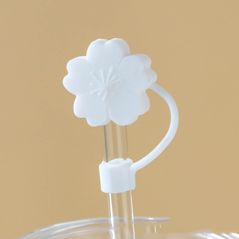 1pc Flower Straw Cover Cap, Reusable Cute Silicone Straw Caps, Dustproof  Airtight Straw Plugs, Dustproof Cover Straw Cap, Cartoon Straw Plug  Protection Cover Straw Sleeve, for Cup Silicone Straw Topper, Compatible  with