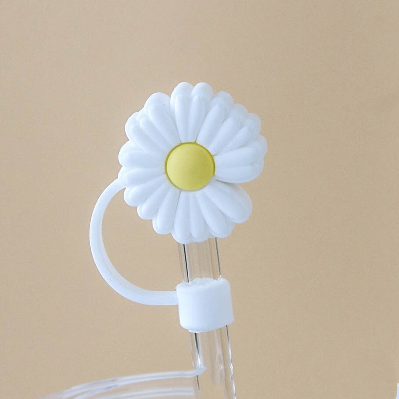 Cloud Strawberry Silicone Straw Plug Dust Cup Cap Cover Tips Plugs Reusable  Accessories Gl T5q5 Cartoon Drinking