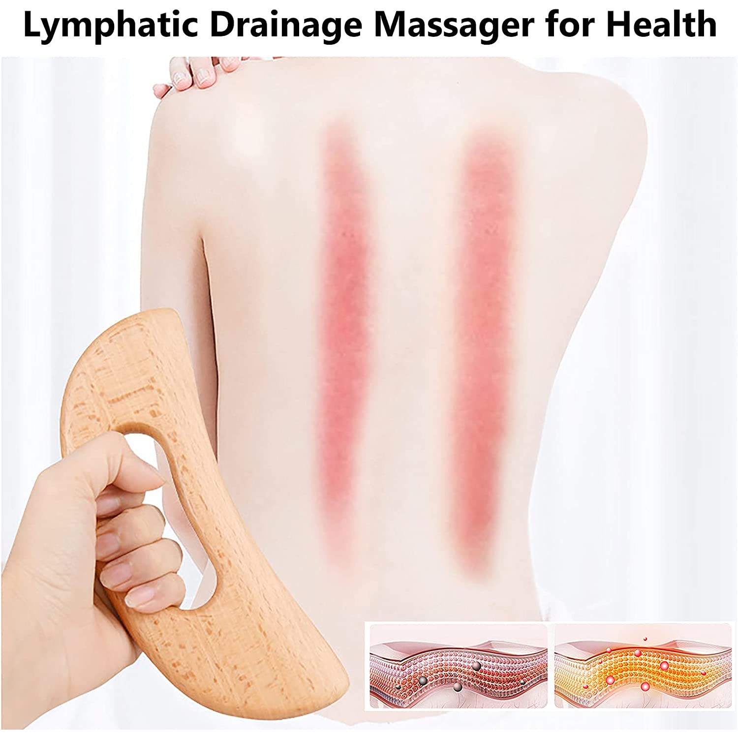 Premium Photo  Close up photo of gua sha on the womans hip for lymphatic  drainage massage female wears pink leggings applying a tool to ease tension  in her muscles for reducing