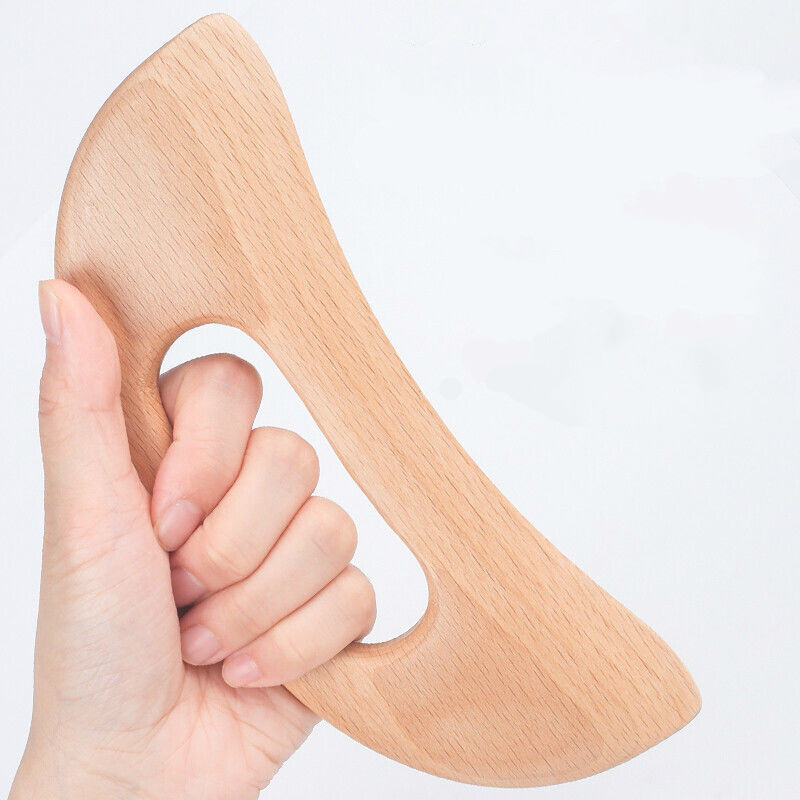 Casewin Gua Sha Massage Tool,Wood Therapy Massage Tools, Lymphatic Drainage  Massager,Grip Scraping Board,Anti Cellulite,for Body