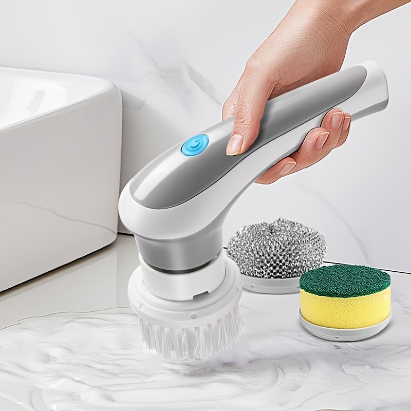Multi-function Electric Brush Cleaner, 3-in-1 Bathroom Sink Kitchen Window  Car Electric Rotating Cleaning Brush - Temu