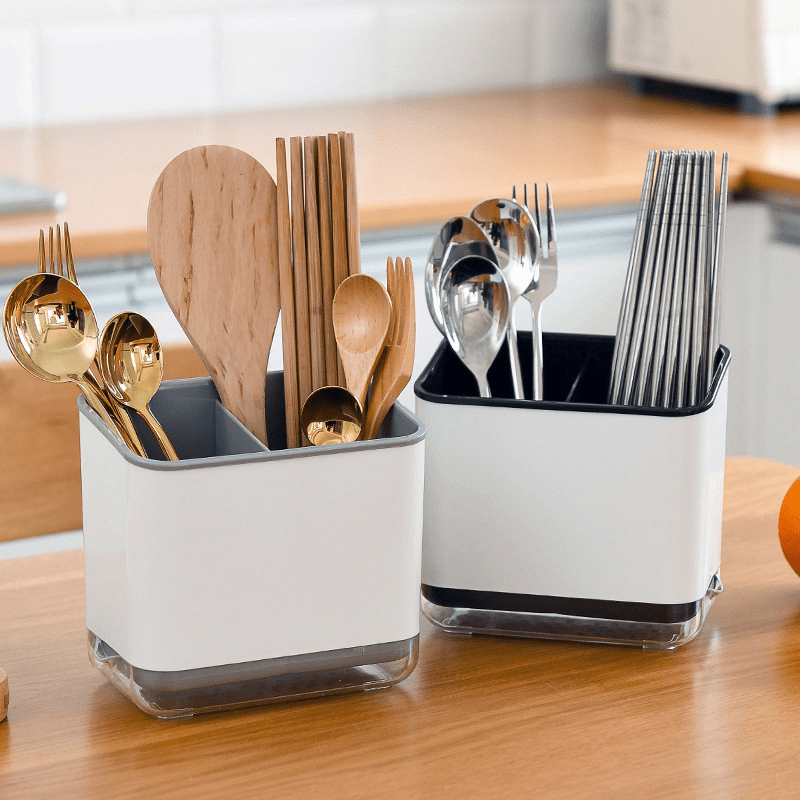 Light Luxury Chopstick Drain Holder, Kitchen Spoon Fork And Chopsticks  Storage Box, Chopstick Cage, Kitchen Accessories - Temu