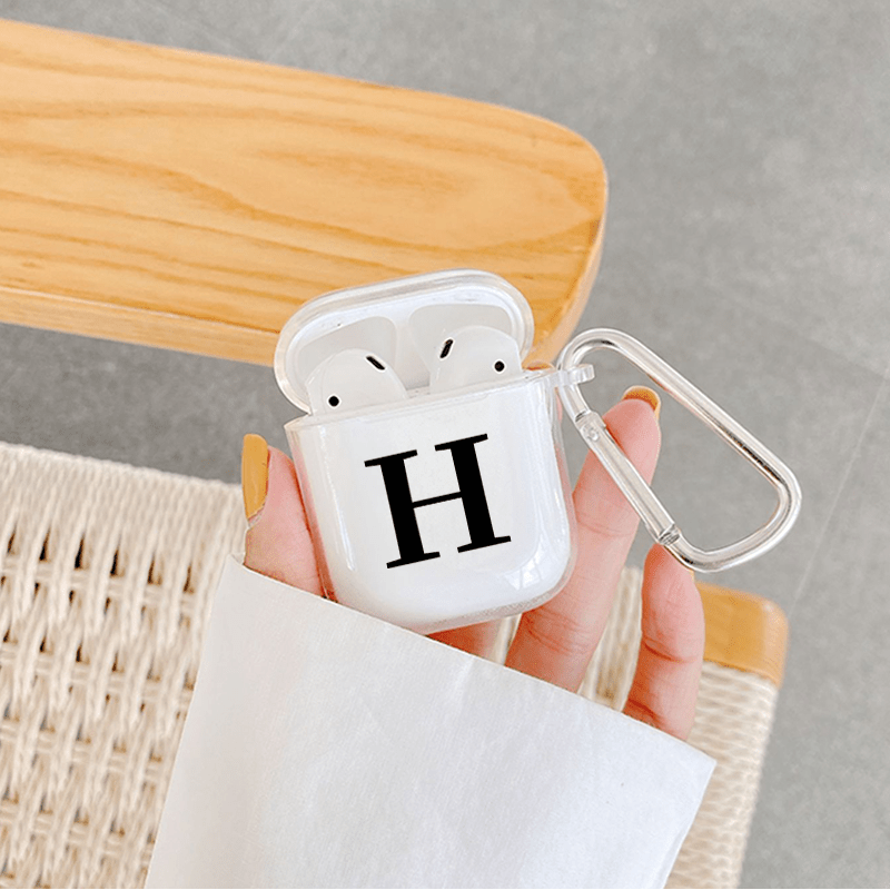 Letter H & Heart Graphic Printed Headphone Case For Airpods1/2, Airpods3,  Pro, Pro (2nd Generation), Gift For Birthday, Girlfriend, Boyfriend, Friend  Or Yourself - Temu