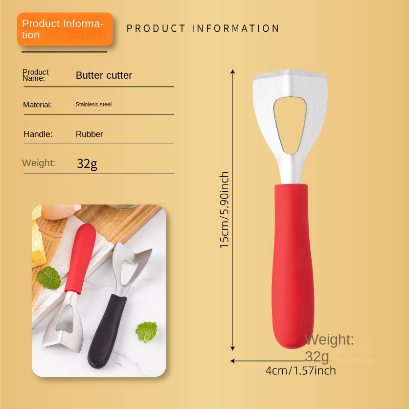 Effortlessly Cheese, Butter, And Ham With This Stainless Steel Cheese r And  Cutter - Temu