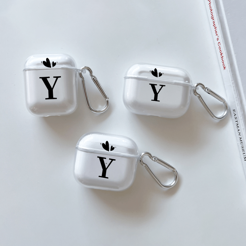 Letter Y & Heart Graphic Printed Headphone Case For Airpods1/2, Airpods3,  Pro, Pro (2nd Generation), Gift For Birthday, Girlfriend, Boyfriend, Friend  Or Yourself - Temu Belgium